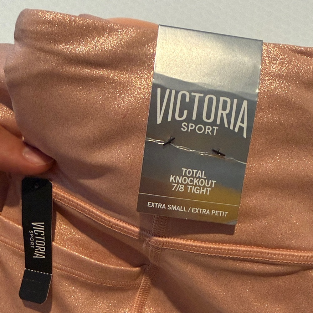 Victoria's Secret Shimmering Pink Leggings